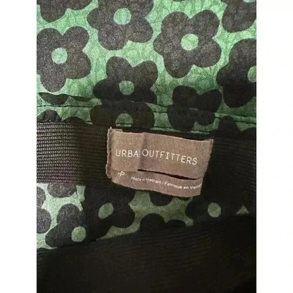 Urban Outfitters Womens Skirt Green Floral A-Line Button Front Bohemian Sz S - Picture 8 of 11